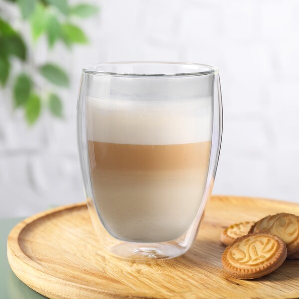 Dvoustěnná sklenice DOUBLE latte 0,41 l 2 ks