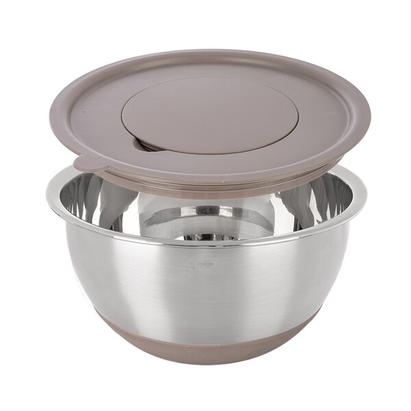 Šlehací mísa s víkem BEIGE pr. 25,7 cm