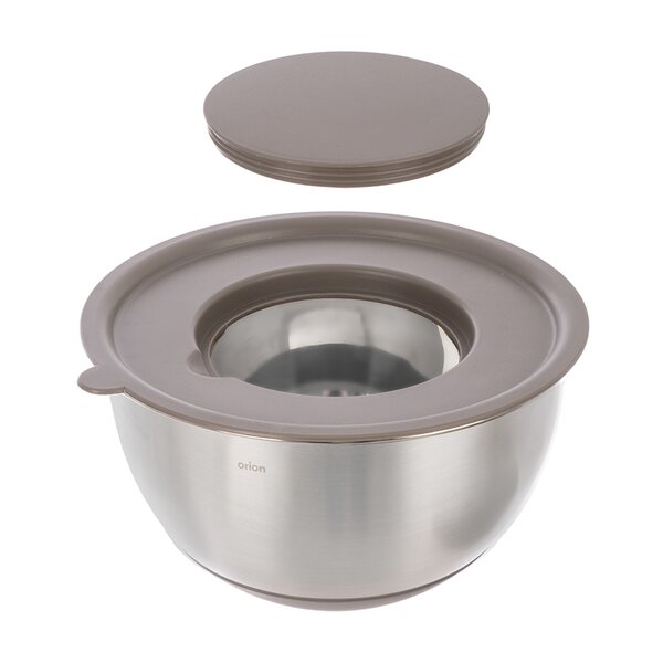 Šlehací mísa s víkem BEIGE pr. 25,7 cm