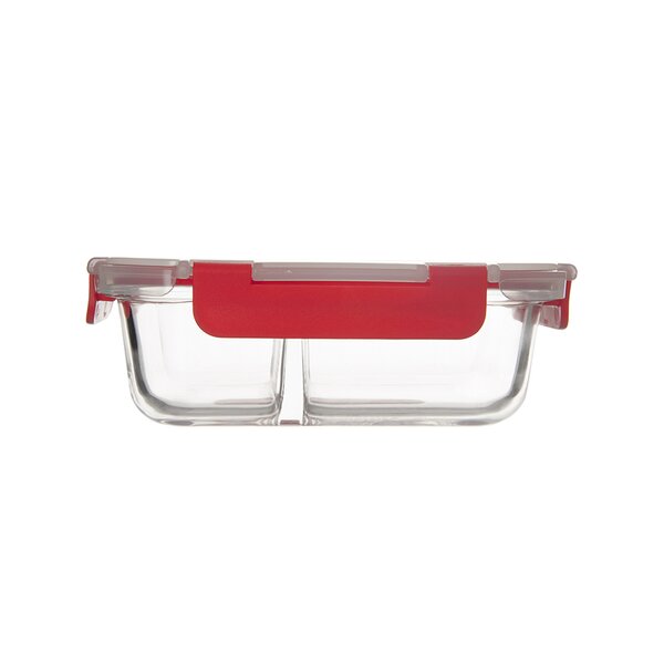 Zapékací miska dělená s víkem 21x16x7 cm