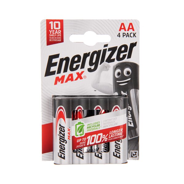 Alkalické tužkové baterie AA 1,5 V 4 ks