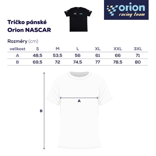 Tričko pánské Orion NASCAR vel. M
