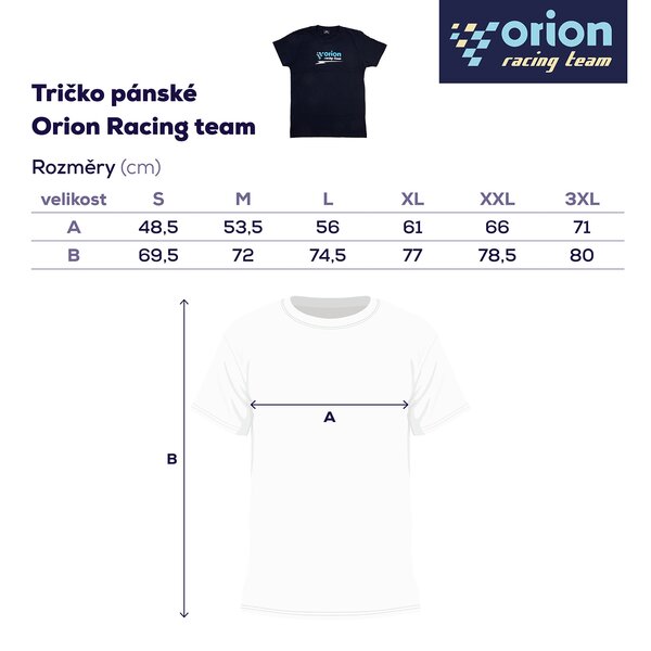 Tričko pánské Orion RACING vel. 3XL