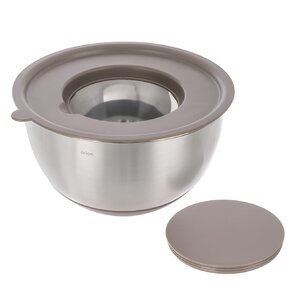 Šlehací mísa s víkem BEIGE pr. 21,7 cm