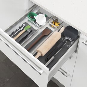 Košík-organizér GREY 9,4x9,4x4,8 cm